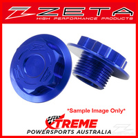 Zeta Kawasaki D-TRACKER125 10-16 M22x30-P1.0 H12 Blue Steering Stem Nut ZE58-2032