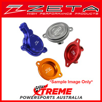 Zeta Honda CRF450R 2002-2008 Red Anodised Aluminium Oil Filter Cover ZE90-1073