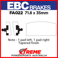 BMW R 60/7 76-80 EBC Organic Front Brake Pads FA022