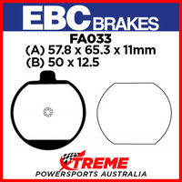 Kawasaki S2-A 350cc 72-73 EBC Organic Front Brake Pads FA033