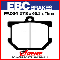 Yamaha XS 250 C 78 EBC Organic Front Brake Pads FA034