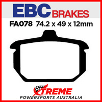 Harley Davidson FX/FXE/FXEF/FXWG/FXS 84-86 EBC Organic Rear Brake Pads FA078