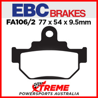 For Suzuki DR 600 RG/RH/RJ 86-88 EBC Organic Carbon Front Brake Pads, FA106/2TT