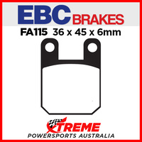 Aprilia RS 50 Radial Caliper 06-11 EBC Organic Rear Brake Pads, FA115