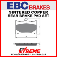 EBC KTM 250 MX 1987 Sintered Copper Rear Brake Pad FA126R