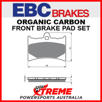 EBC Aprilia RS125 1998-2005 Organic Carbon Front Brake Pad FA126TT