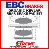 EBC Kawasaki GPX600R ZX600 1988-1990 Organic Rear Brake Pad FA129