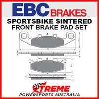 EBC For Suzuki GSX1100G 1991-1994 Sportsbike Sintered Front Brake Pad FA129HH