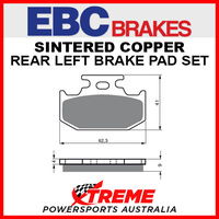 EBC Yamaha YZ250 1990-1997 Sintered Copper Rear Brake Pad