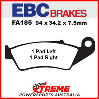 For Suzuki RM 125 1996-2012 Organic Carbon Front Brake Pad FA185TT EBC