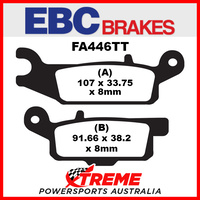 Yamaha YFM 700 Grizzly EPS 07-14 EBC Organic Carbon Brake Pads, FA446TT