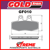 Aprilia Leonardo 250 ST/SP 00-04 Sinter Dual Sport Front Brake Pads GF010S3