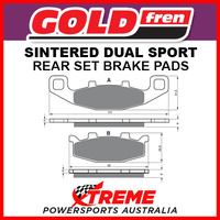 Goldfren Kawasaki GPZ900R 1984,1990-1991 Sintered Dual Sport Rear Brake Pad GF013-S3