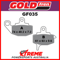 Kawasaki KX 500 C1/D1 87-88 Goldfren Sintered Off Road Front Brake Pads GF035K5