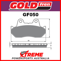 Honda CX 500 CC 1982 Goldfren Sintered Dual Sport Front Brake Pads GF050S3