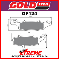 Kawasaki ZR 250 B6 2002 Goldfren Front Sintered Dual Sport Brake Pads GF124S3