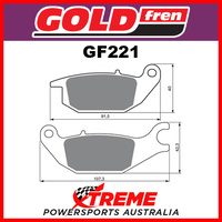 Honda CBR 125 04-06 Goldfren Sintered Dual Sport Rear Brake Pads GF221S3