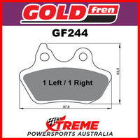 HD Softail Standard 06-07 Goldfren Sintered Dual Sport Rear Brake Pads GF244S3