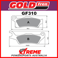 Can Am Outlander 800 R 4x4 13 Sintered Off Road Front Right Brake Pads GF310K1