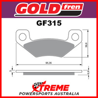 Can Am DS 450 08-14 Goldfren Sintered Off Road Rear Brake Pads GF315K5