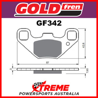 Polaris 200 Phoenix 10-14 Goldfren Sintered Off Road Front Brake Pads GF342K5