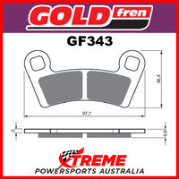 Polaris RZR 900 2015 Goldfren Sintered Off Road Front Brake Pads GF343K5