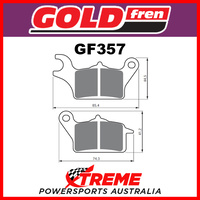 Yamaha MW 125 Tricity Scooter 14-16 Sinter Dual Sport Front Right Brake Pad GF357S3