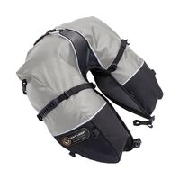 Giant Loop Grey Coyote Saddlebag Rackless 39L Volume Fully-Waterproof Enduro