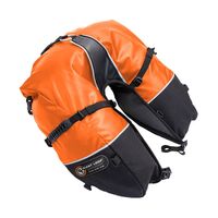 Giant Loop Orange Coyote Saddlebag Rackless 39L Volume Fully-Waterproof Enduro