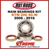 Hot Rods KTM 150XC 200XC-W 200 XC-W 2006-2016 Main Bearing Kit H-K065