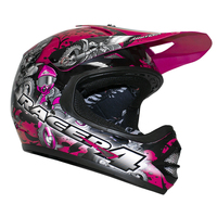 RXT RACER 4 Kids Pink Magenta Helmet, Sizes XXS to Large