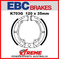 EBC Front Grooved Brake Shoe Kawasaki KDX 200 1983-1985 K703G