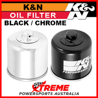 KN-138 Aprilia 1000 TUONO V4R 2011-2014 Oil Filter Black/Chrome