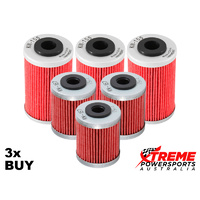 KN-155,KN-157 Beta RR 525 2005-2008 Oil Filter 3x Pack