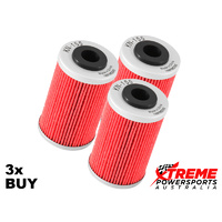 KN-155 KTM 125 DUKE 2013-2014 Oil Filter 3x Pack