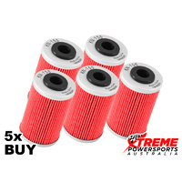 KN-155 KTM 125 DUKE 2013-2014 Oil Filter 5x Pack