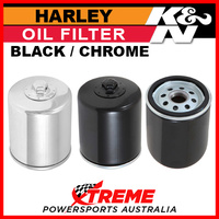 K&N HD 1584 FLSTC HERITAGE SOFTAIL 2010-2011 Oil Filter Black/Chrome KN-171