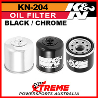 KN-204 HD 500 Street 2014-2016 Oil Filter Black/Chrome