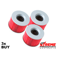 KN-401 Honda TRX650FA 2004-2005 Oil Filter 3x Pack