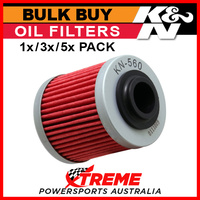 KN-560 Can-Am DS450 STD/X 2008-2012 Oil Filter 1x,3x,5x Pack Bulk Buy