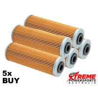 KN-650 KTM 1190 RC8 2008-2010 Oil Filter 5x Pack