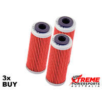 KN-652 Husaberg FE350 2013-2014 Oil Filter 3x Pack