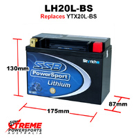 SSB 12V 500 CCA LH20L-BS Buell M2 CYCLONE 1997-2001 SSB Lithium Battery