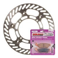 Brake Disc & Pad Front Kit for Kawasaki KX250F 2004-2005