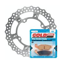 Brake Disc & Pad Front Kit for Kawasaki KX125 2006 2007 2008