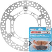 Brake Disc & Pad Front Kit for Suzuki RM125 1996-2006 2007 2008 2009 2010 2011