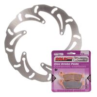 Brake Disc & Pad Front Kit Wave for KTM 250 SXF 2005-2006