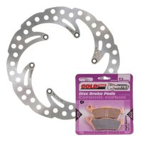 Brake Disc & Pad Front Kit Wave for KTM 250 SXF 2005-2006