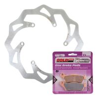 Brake Disc & Pad Front Kit Wave for KTM 250 SXF 2007-2015 2016 2017 2018 2019