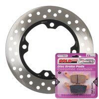 Brake Disc & Pad Rear Kit for Honda CBR250R 2011 2012 2013 2014 2015